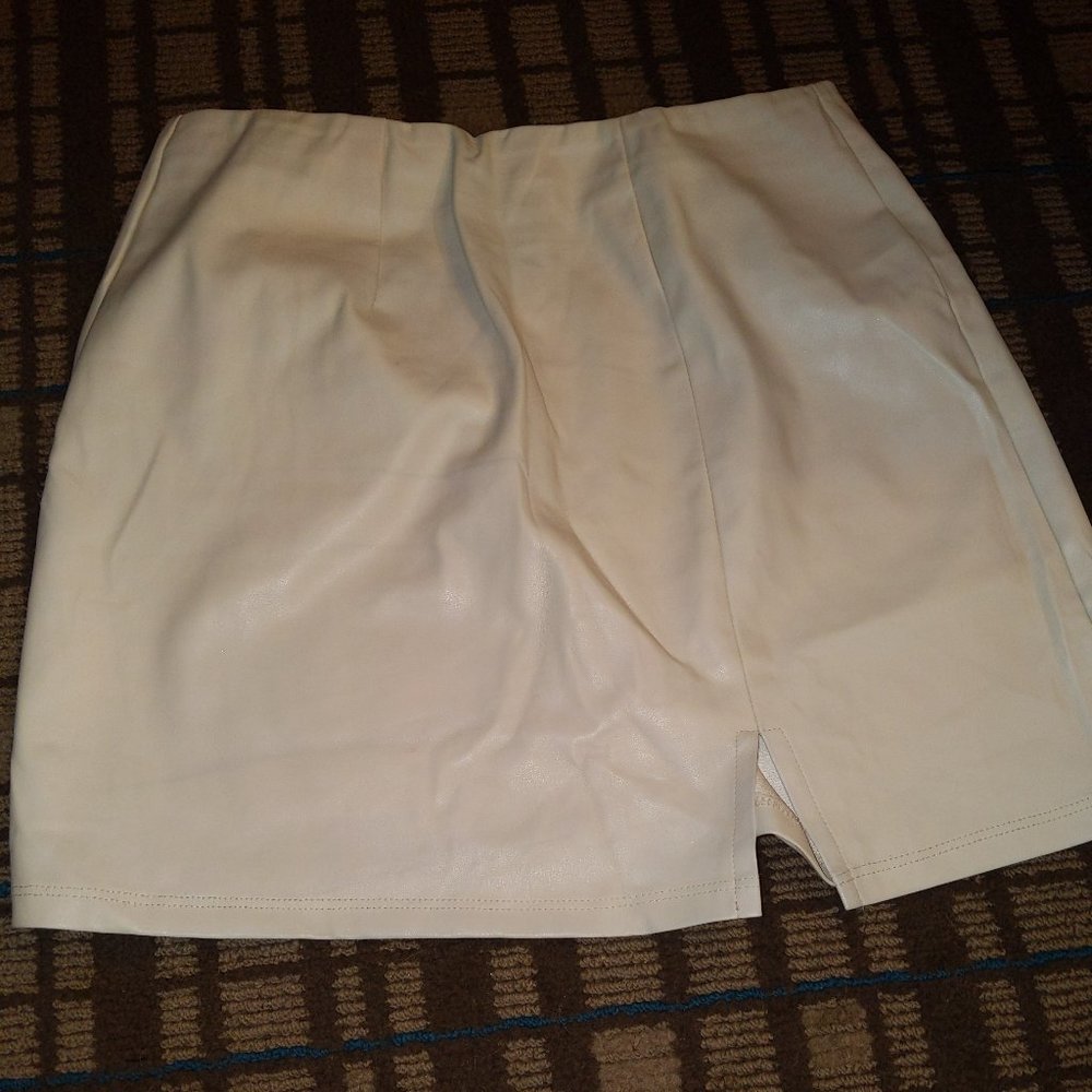 Pleather skirt
